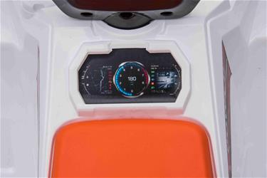 Sähköinen ATV lapsille 6V, valkoinen-11