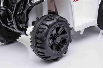 Sähköinen ATV lapsille 6V, valkoinen-12