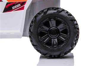 Sähköinen ATV lapsille 6V, valkoinen-14