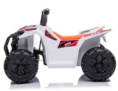 Sähköinen ATV lapsille 6V, valkoinen-2