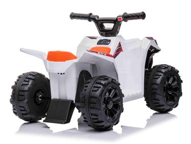 Sähköinen ATV lapsille 6V, valkoinen-5