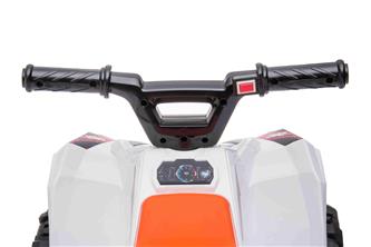 Sähköinen ATV lapsille 6V, valkoinen-9