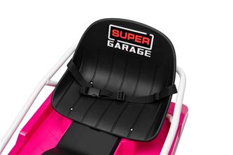 Sähköinen Super Garage Drift Auto lapsille 22.2V, vaaleanpunainen-10