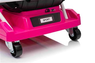 Sähköinen Super Garage Drift Auto lapsille 22.2V, vaaleanpunainen-7