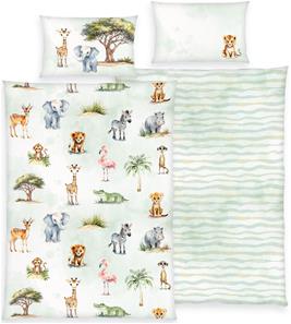 Safari vuodevaatteet 100x135 cm – 100% puuvilla – GREEN by OEKO-TEX