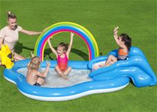 Sateenkaari- ja raidevesipuisto 257 x 145 x 91 cm