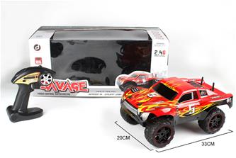 Savage kauko-ohjattava Truggy 1:16 2.4G, punainen-2