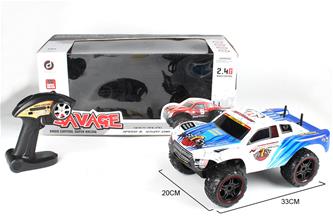 Savage kauko-ohjattava Truggy 1:16 2.4G, valkoinen-2
