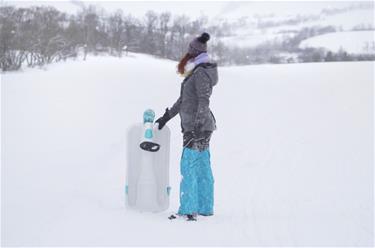 Skipper Kelkka ohjauspyörällä, Titan Blue Ice-2