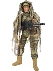 Sniper Viidakkosotilas toimintafiguuri 30,5cm tarvikkeineen