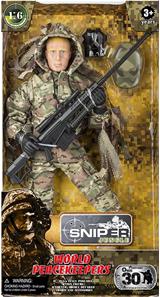 Sniper Viidakkosotilas toimintafiguuri 30,5cm tarvikkeineen-2