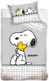 Snoopy Junior vuodevaatteet 100x135 cm - 100 prosenttia puuvillaa.