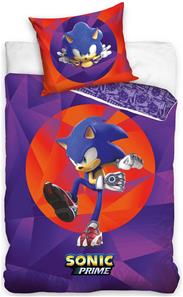 Sonic Prime vuodevaatteet 150 x 210 cm - 100 prosenttia puuvillaa.