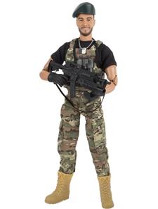 Special Forces Green Beret toimintafiguuri 30,5cm tarvikkeineen