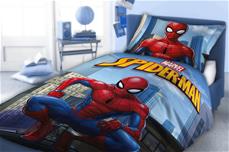 Spiderman-vuodevaatteet - 100 % puuvillaa