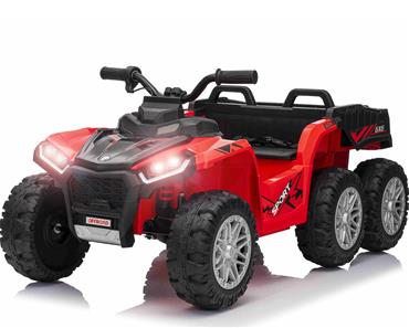 Sport Sähkö-ATV 22.2 V litiumakku, 6-pyöräinen, punainen