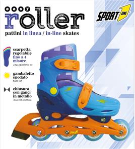  Sport1 ''Easy Roller'' Siniset inline-rullaluistimet koko 31-42-3