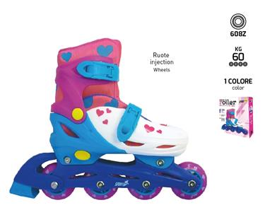  Sport1 ''Easy Roller'' Vaaleanpunaiset rullaluistimet lapsille-2