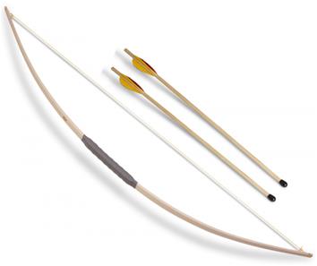 Sports Bue 120 cm ja 2 nuolta höyhenillä