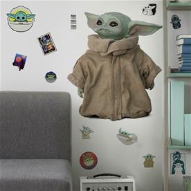 Star Wars Mandalorian - Baby Yoda - seinätarrat-2
