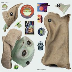 Star Wars Mandalorian - Baby Yoda - seinätarrat-5