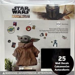 Star Wars Mandalorian - Baby Yoda - seinätarrat-6