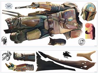 Star Wars Mandalorian seinätarrat-4