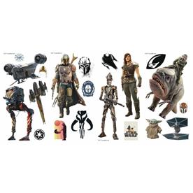 Star Wars Mandalorian seinätarrat-3