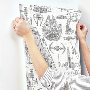 Stars Wars Blueprint tapettirulla 52,07 x 503 cm-13