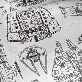 Stars Wars Blueprint tapettirulla 52,07 x 503 cm-7