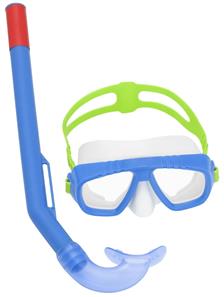 Sukellussetti ''Aqua Cham'' (naamari + snorkkeli) 3-6 vuotta, sininen