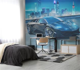 Super Sports Car tapetti 243 x 305 cm
