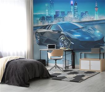 Super Sports Car tapetti 243 x 305 cm