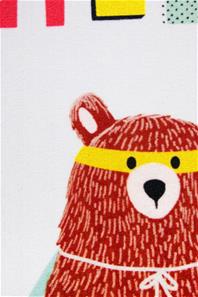 Supersankari karhu De Luxe lasten matto 95x125-2