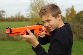  Sureshot Rifle + maalitaulu lapsille sis. 6 tikkaa-3