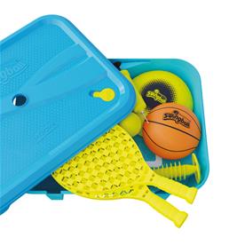 Swingball 3-in-1 Tolpatennis + Tolppajalkapallo + Basket Multiplay-4