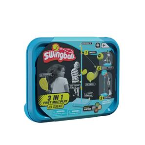 Swingball 3-in-1 Tolpatennis + Tolppajalkapallo + Basket Multiplay-6