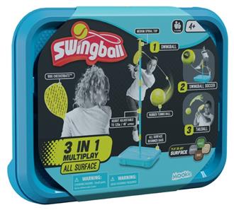 Swingball 3-in-1 Tolpatennis + Tolppajalkapallo + TailBall Multiplay-7