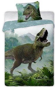 T-Rex vuodevaatteet 140x200 cm malli 2 - 100 prosenttia puuvillaa.