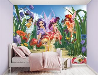 Taikakeijut tapetti 243 x 305 cm