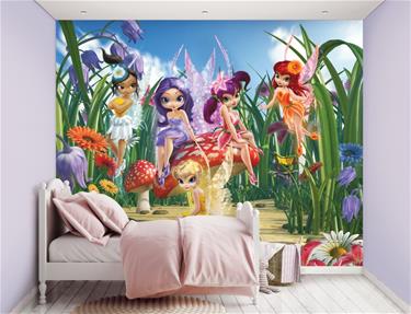 Taikakeijut tapetti 243 x 305 cm