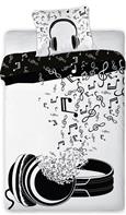 Teen Music Vuodevaatteet 140x200 cm - 100 prosenttia puuvillaa.