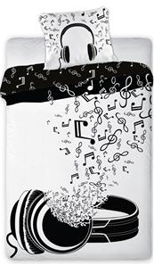 Teen Music Vuodevaatteet 140x200 cm - 100 prosenttia puuvillaa.