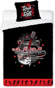 Teenager Rock and Roll vuodevaatteet 140x200 cm - 100 % puuvillaa
