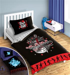 Teenager Rock and Roll vuodevaatteet 140x200 cm - 100 % puuvillaa-3