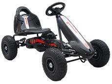 Top Racer GoKart lapsille, musta (3-7 vuotta)