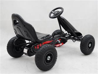 Top Racer GoKart lapsille, musta (3-7 vuotta)-4