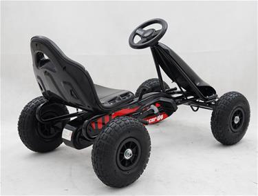 Top Racer GoKart lapsille, musta (3-7 vuotta)-4