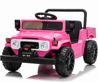 TOYOTA Land Cruiser FJ45 Electric Pick-up, sähköinen kippilava, pink