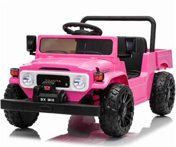 TOYOTA Land Cruiser FJ45 Electric Pick-up, sähköinen kippilava, pink